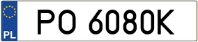 Truck License Plate